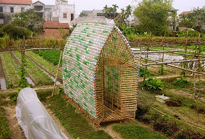 What materials are needed for a DIY Plastic Bottle Mini Greenhouse